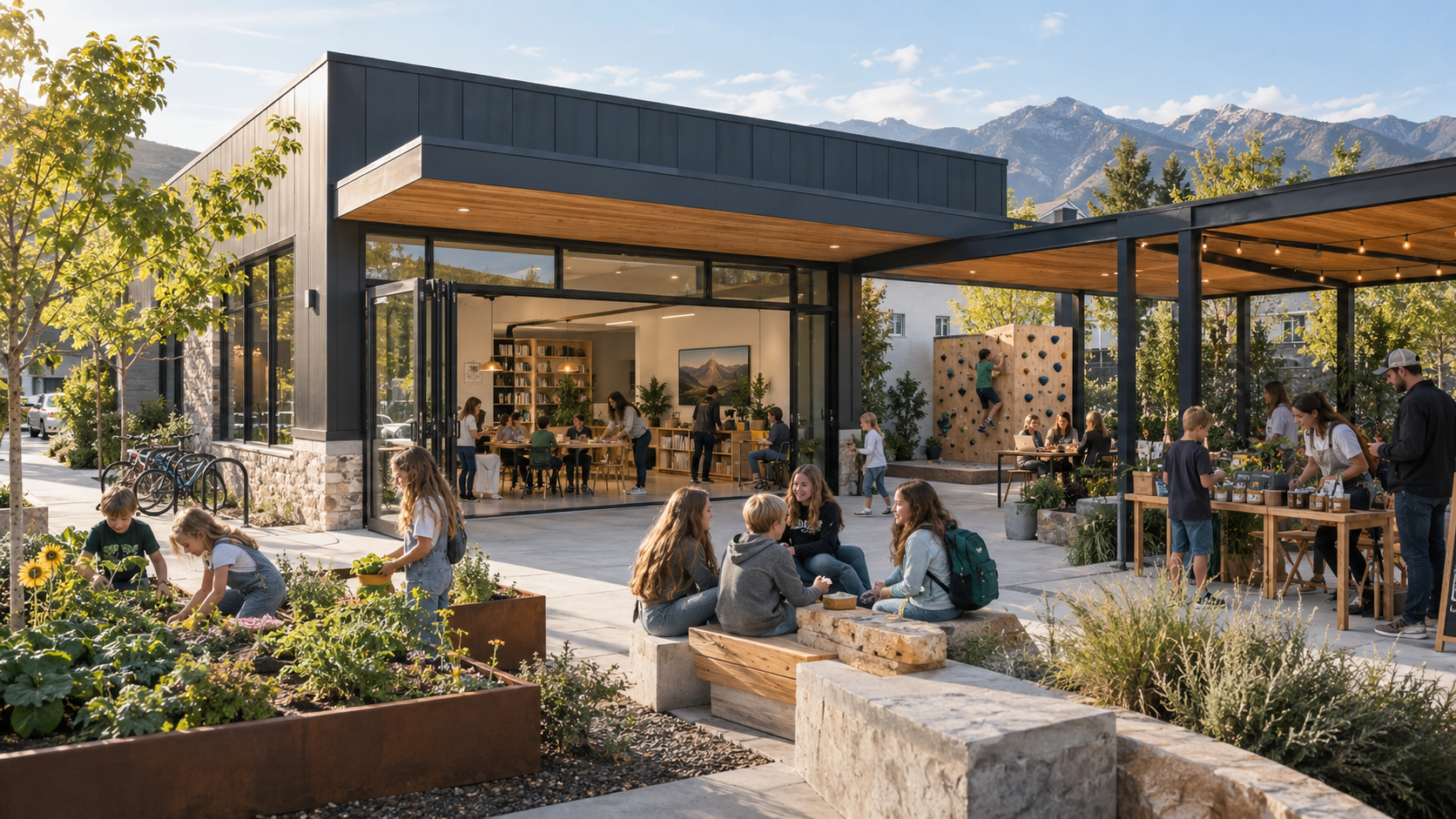 Basecamp Lite Lite compact learning hub and outdoor commons